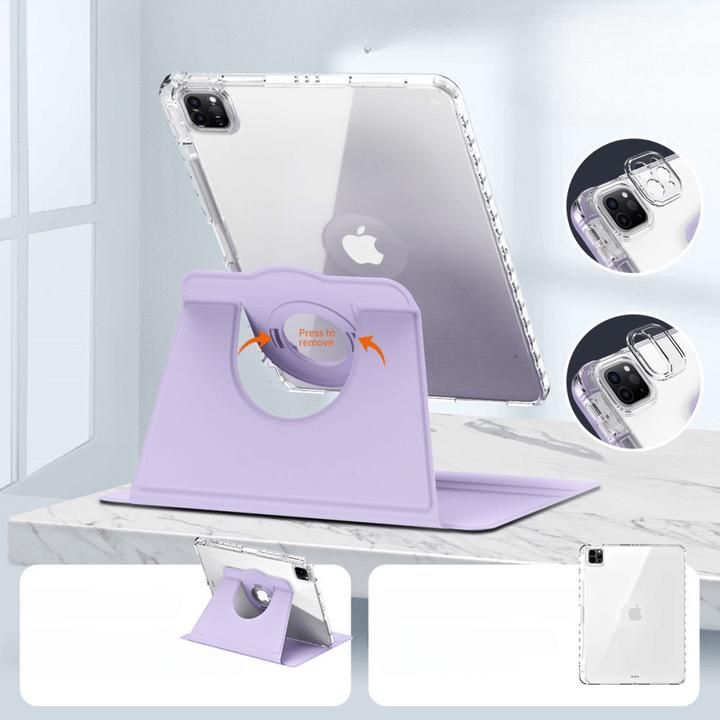 Image du produit Cover-Discount iPad Pro 13 2024 - Étui pivotant 2en1 avec dos + couvercle (iPad Pro 13 2024 (M4))
