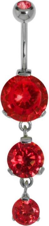 Actual product image Bijouteria Bellypiercing (Stainless steel, Brass, Crystal)