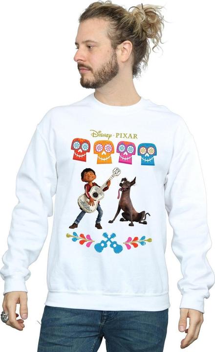 Actual product image Disney Mens Coco Miguel Logo Sweatshirt (XXL)
