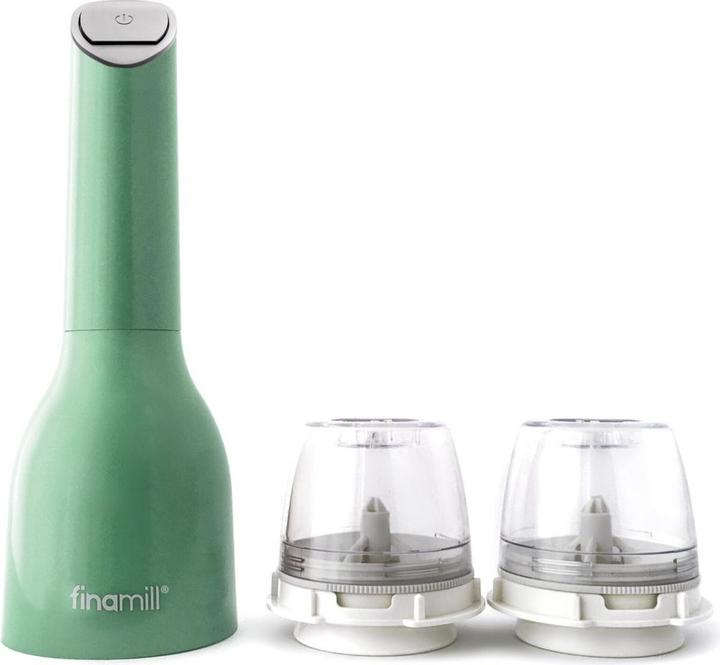 Actual product image FinaMill One sage with two FinaPod Pro Plus battery powered (Various spices)