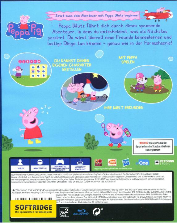 Actual product image Game My friend Peppa Pig (PS4, DE)
