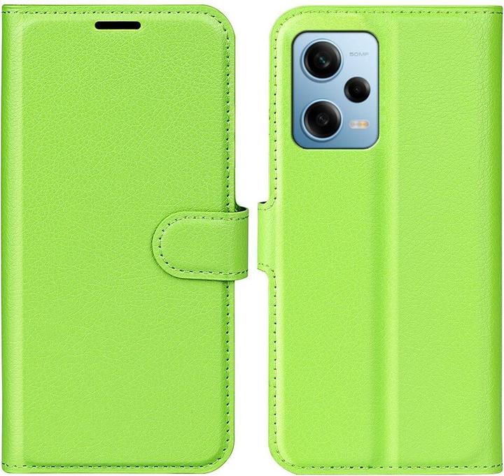 Produktbild Cover-Discount Xiaomi Poco X5 Pro - Leder Etui Hülle grün (Xiaomi Poco X5 Pro, Xiaomi Redmi Note 12 Pro 5G)
