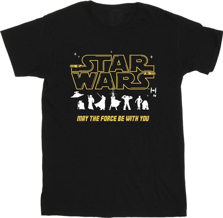 Produktbild Star Wars Silhouettes Force TShirt (L)