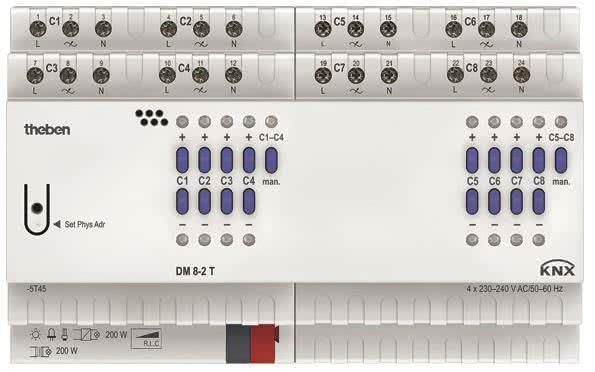 Theben DM 8-2 T KNX (Dimmaktor)
