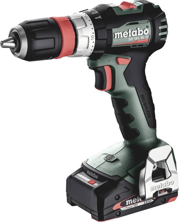 Image du produit Metabo SB 18 L BL Q 613158500 Visseuse à choc sans fil 65 Nm 18 V Nombre de pièces fournies (Fonctionnement sur batterie)