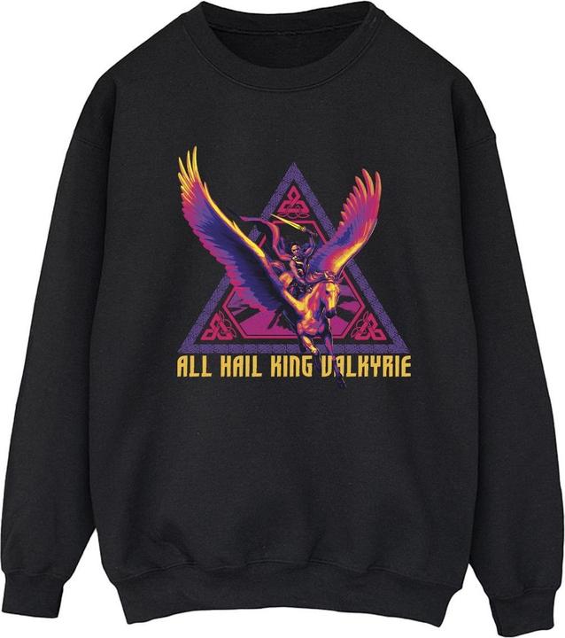 Image du produit - Sweat THOR LOVE AND THUNDER ALL HAIL VALKYRIE - Femme (S)