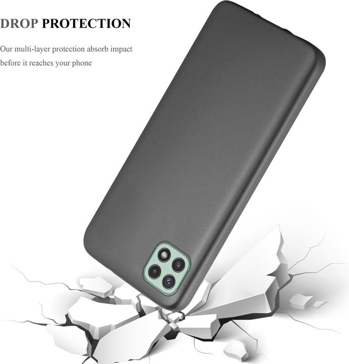 Actual product image Cadorabo TPU Matt Metallic Sleeve (Samsung Galaxy A22 5G)