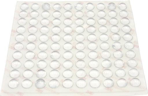 Produktbild RND Components Gummimatte, Rund, 11.7x11.7x6mm, Klar