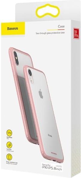 Actual product image Baseus See-Trough Series Backcover Cover (Apple iPhone XS)