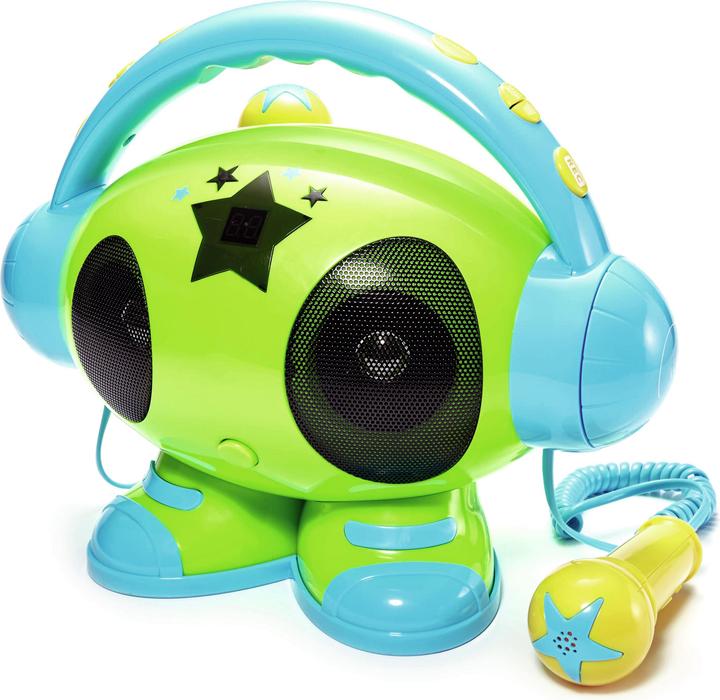Actual product image Bigben MP3 Karaoke robot green