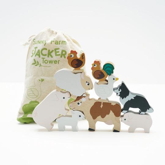 Actual product image Le Toy Van Stapelspiel Bauernhoftiere