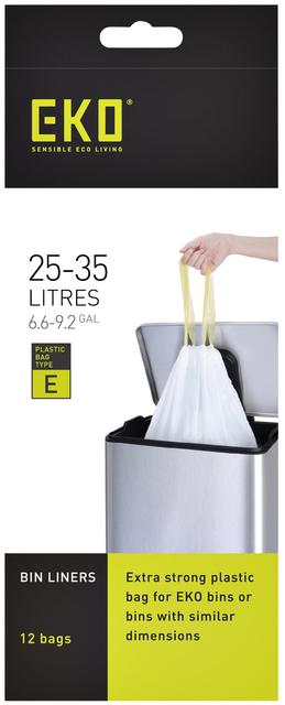 EKO Waste bag type E 25-35 LTR (12 x, 35 l)