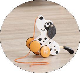 Produktbild Hape Pull Along Dalmatian