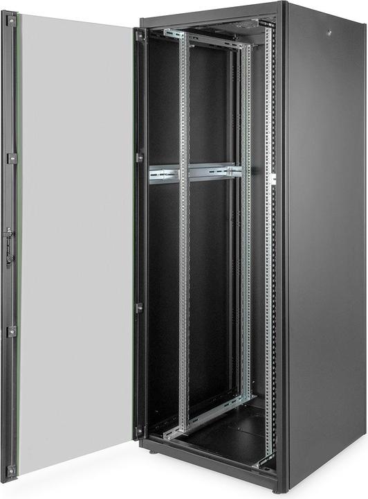 Digitus Network cabinet Basic 48.3cm 19inch 42U black 8/8 H2035mmxW800mmxD800mm with glass door without (42 RU, 19 inch rack)