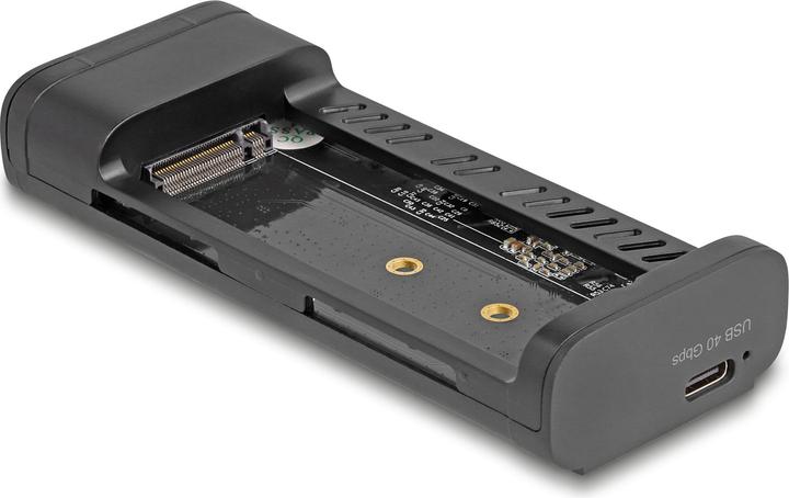 Immagine prodotto Delock Alloggiamento USB Type-C 40 Gbps per 1 SSD M.2 NVMe PCIe (M.2 2280, M.2 2242, M.2 2260)