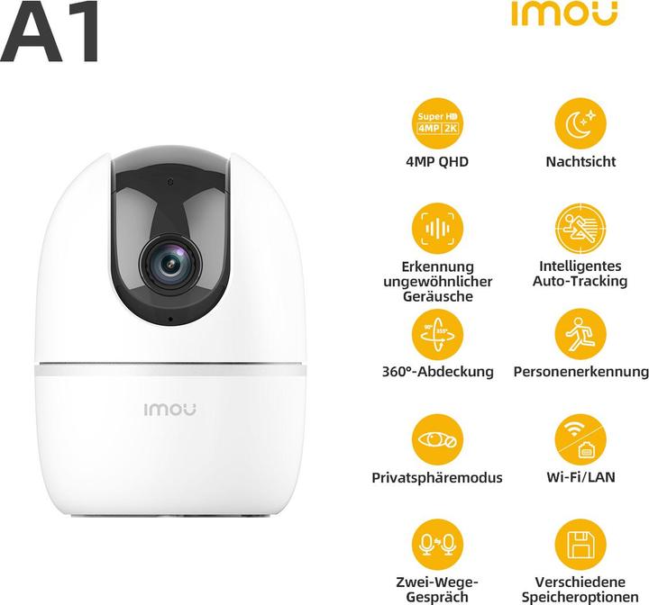 Actual product image Imou A1 4MP (2560 x 1440 Pixels)