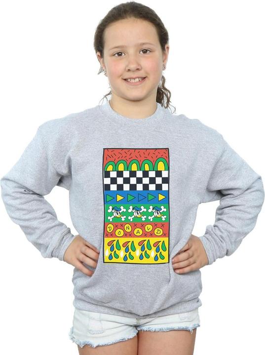 Immagine prodotto Disney Donald Duck Vintage Pattern Felpa Ragazze (140, 146)