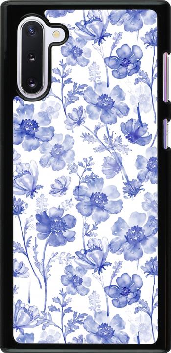 Produktbild PhoneLook Hülle Spring 23 watercolor blue flowers (Samsung Galaxy Note 10)