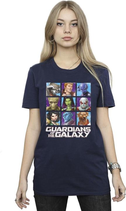 Image du produit Guardians of the Galaxy - T-shirt CHARACTER SQUARES - Femme (M)
