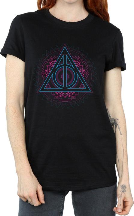 Immagine prodotto Neon Deathly Hallows Maglietta Ampia Donna (M)