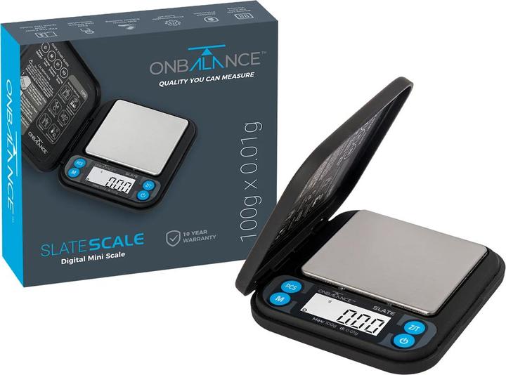 Immagine prodotto OnBalance Bilancia On Balance in ardesia nera 100g x 0,01g