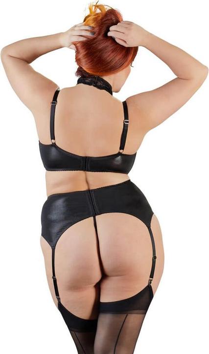 Produktbild Cottelli Collection Spitzen-Straps-Set (XXL, 95 D)