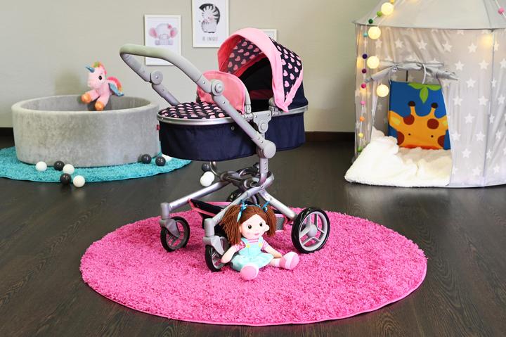 Produktbild Knorrtoys Puppenwagen Boonk - "Pink Hearts"