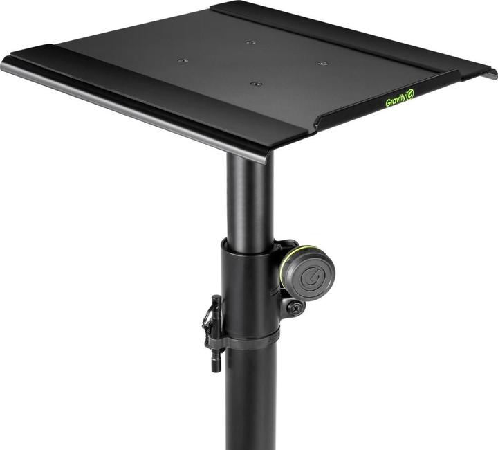 Actual product image Gravity SP 3202 CS B - Studio monitor stand with square steel base (1 pcs., Stand, Height-adjustable)