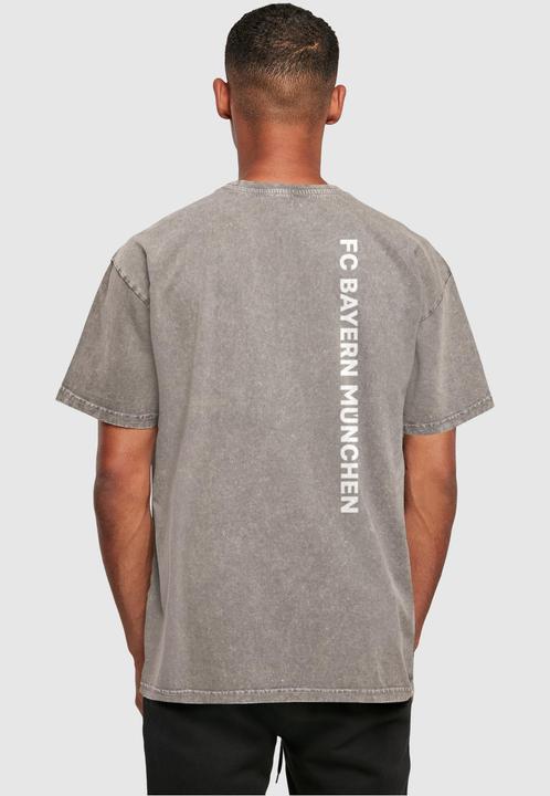 Produktbild FC Bayern München Mia San Mia Logo Acid Washed Heavy Oversize Tee - 116665 (XL)