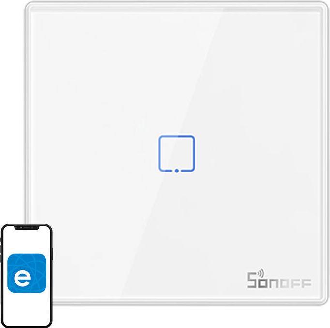 Actual product image Sonoff RF light switch T2EU1C-RF