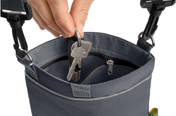 Actual product image Hunter Alva shoulder snack bag, 18 x 20 cm, anthracite (Agility)