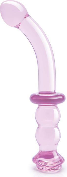 Dream Toys Glaze Glass - Dildo G-Spot con bocciolo di rosa