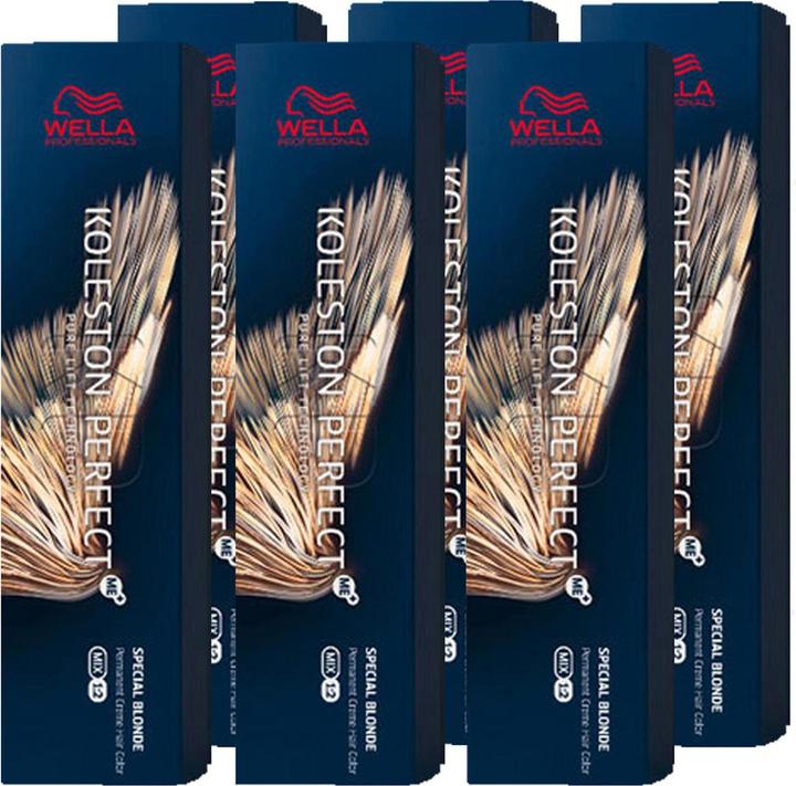 Immagine prodotto Wella Koleston Perfect ME+ Special Blonde 6er Set 12/0 Blond Natur (12, 0 Biondo naturale)