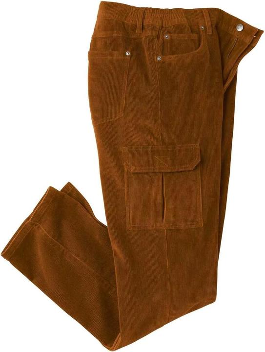 Actual product image Atlas For Men Mens Corduroy Cargo Trousers (42)