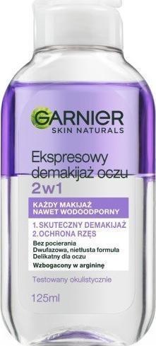Image du produit Garnier Skin Naturals Démaquillant pour les yeux 2In1 Eye Make-Up Remover 125Ml (Démaquillant, 125 ml)