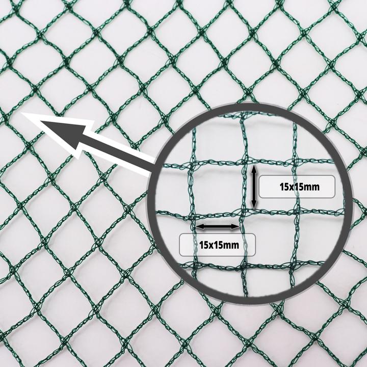 Produktbild Aquagart Teichnetz 37m x 16m Laubnetz Netz Laubschutznetz robust