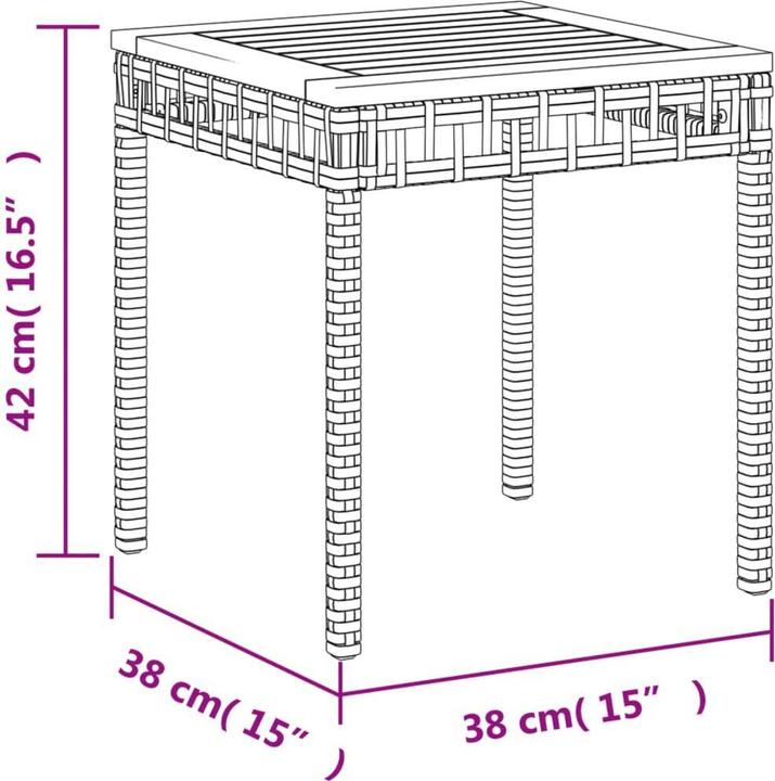 Produktbild VidaXL Gartentisch (38 cm)