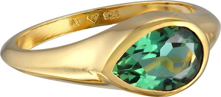 Produktbild Elli PREMIUM Ring Siegelring Quartz 925 Silber (54, 925 Silber)