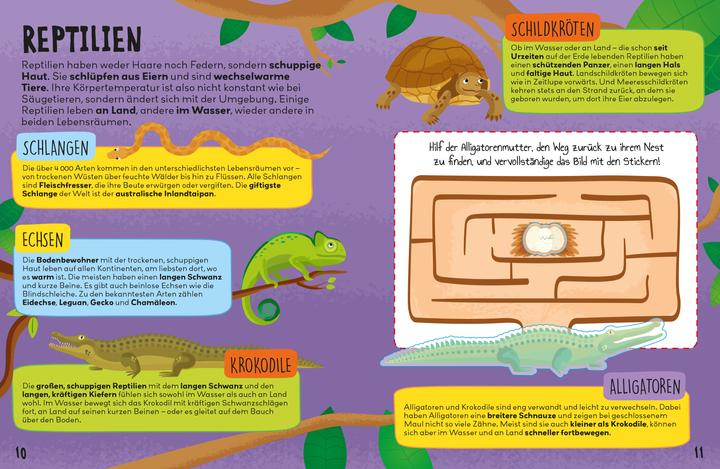 Actual product image Panini Animals: Glow-in-the-Dark Stickers - The Big Book of Animals