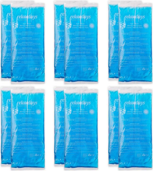 Relaxdays 12x koelkussen (12 x, 1290 g)