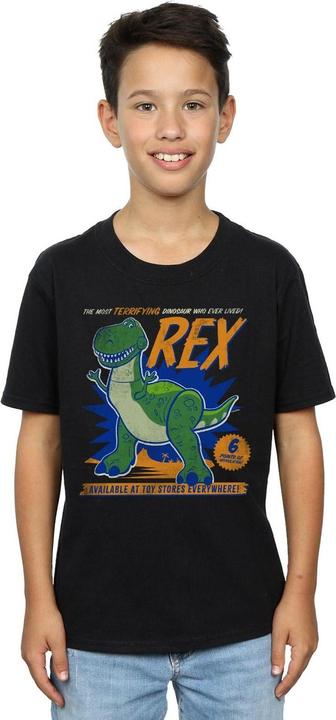Actual product image Disney Boys Toy Story 4 Rex Terrifying Dinosaur T-Shirt (128)