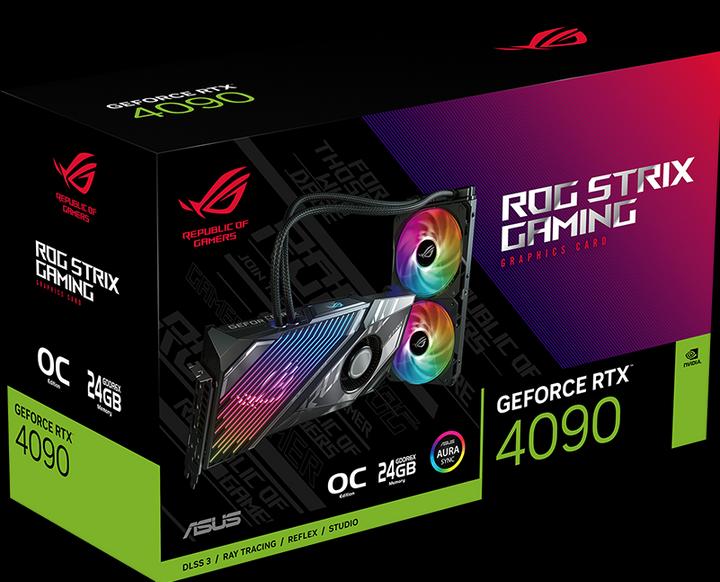 Image du produit ASUS VGA RTX4090 24GB ROG-STRIX LC O24G (24 Go)