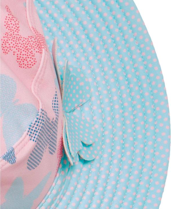 Image du produit Playshoes Chapeau de soleil protection UV Papillon Rose/Turquoise T. 55 cm (55)