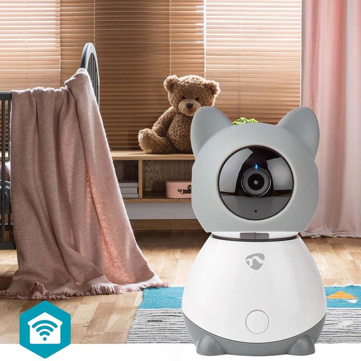 Actual product image Nedis WLAN Smart IP Camera WIFICI30CGY (1920 x 1080 Pixels)