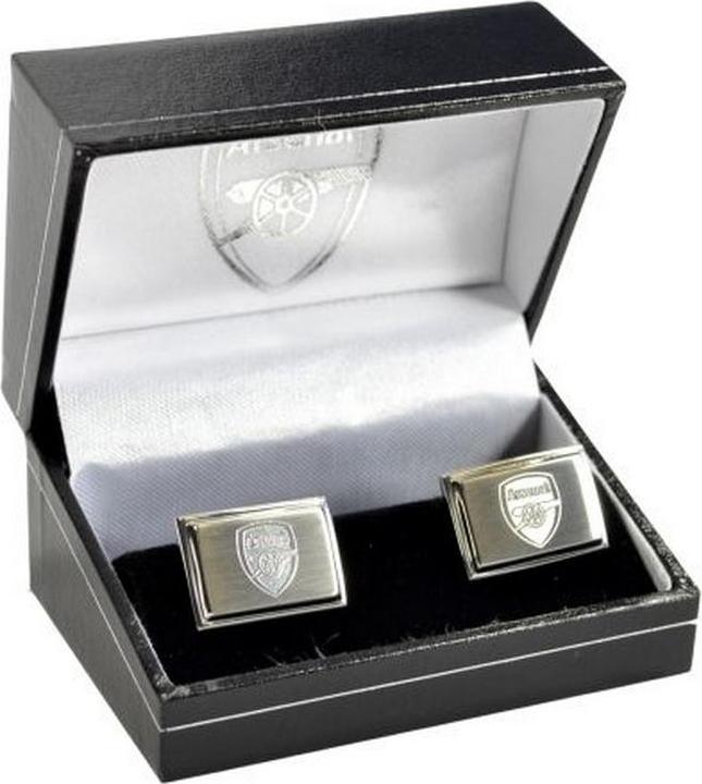 Actual product image Arsenal FC Boxed Stainless Steel Cufflinks (100% stainless steel)
