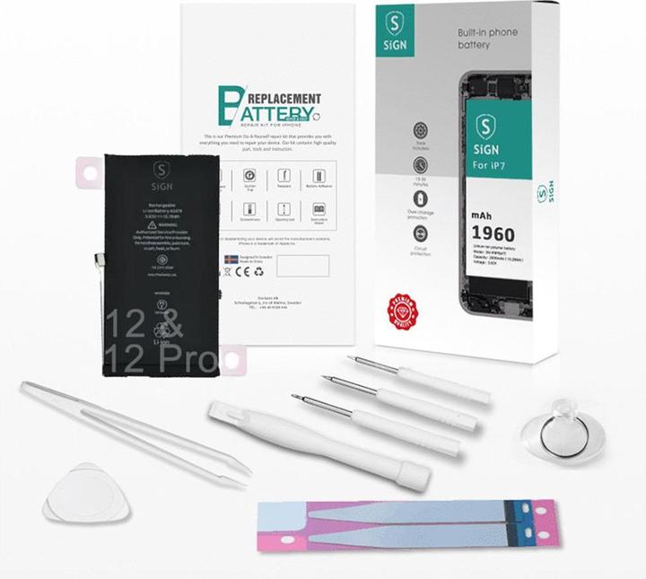 Actual product image SIGN Complete Battery Replacement Kit - iPhone 12/12 pro