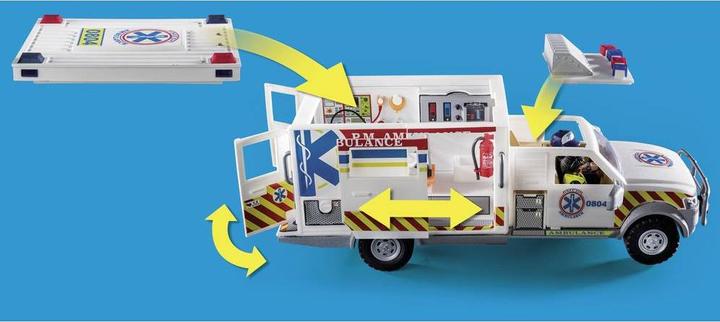 Productafbeelding Playmobil Reddingsvoertuig: US Ambulance (70936, Playmobil Stad Actie)