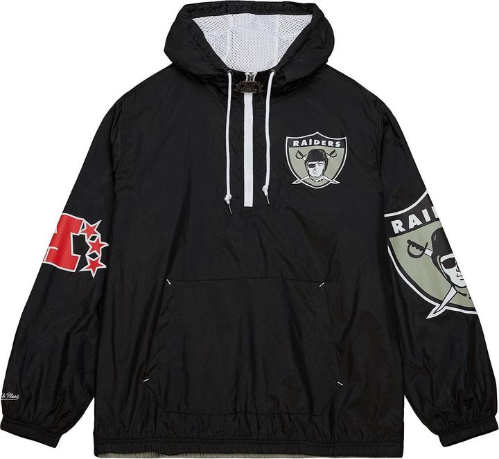 Mitchell & Ness M&N Windbreaker Anorak Jacke - ORIGINS Oakland Raiders - M (M)