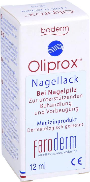 Immagine prodotto Boderm Smalto Oliprox per proteggere le unghie dai funghi, soluzione da 12 ml (12 ml)