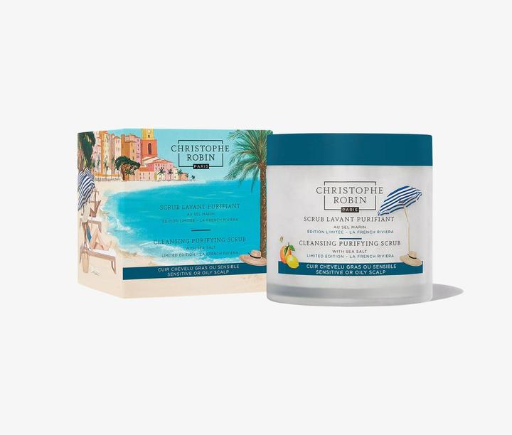 Actual product image Christophe Robin Scrub Lavant Purifiant au Sel Marin Édition Limitée - La French Riviera (250 ml)